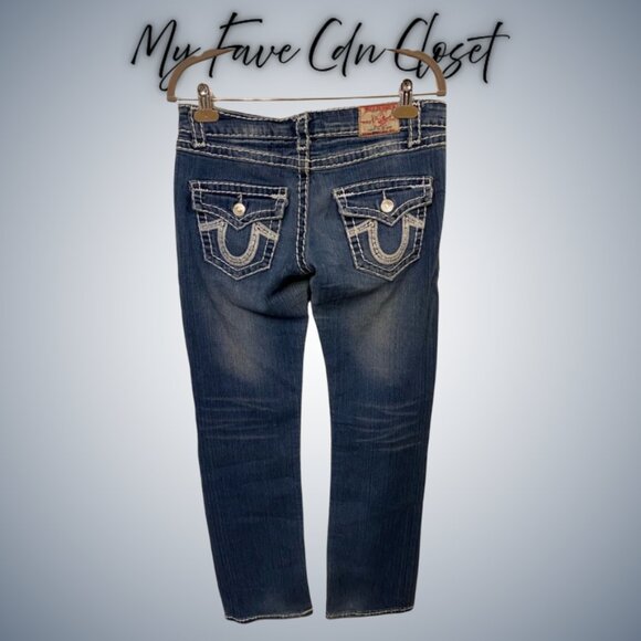 Vintage True Religion Ladies Jeans Sz 30 - Picture 1 of 7
